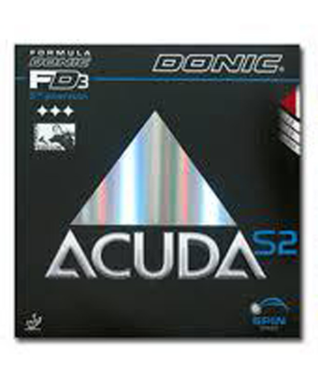Donic Accuda S2 Table Tennis Rubber Black