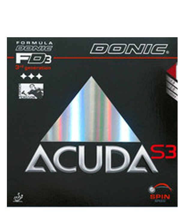 Donic Accuda S3 Table Tennis Rubber Black