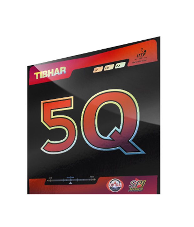 Tibhar 5-Q Table Tennis Rubber Black