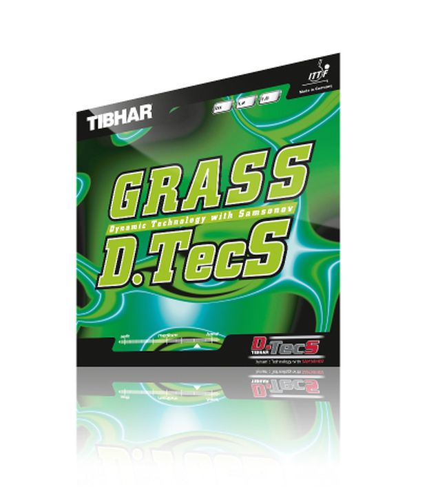 Tibhar Grass D. Tecs Table Tennis Rubber Black