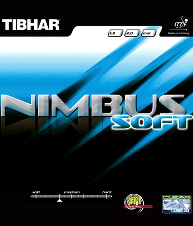 Tibhar Nimbus Soft Table Tennis Rubber Black