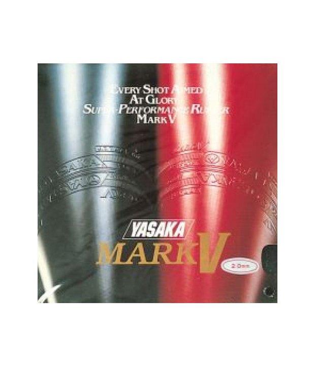 Yasaka Mark V Table Tennis Rubber Black